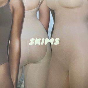 SKIMS bodysuit briefs w/ snaps